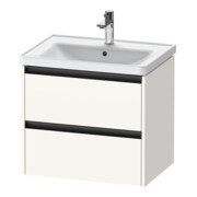 Duravit Waschtischunterschrank Ketho.2 63,4x45,5cm, we. matt, 2 Schub., wandhängend