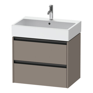 Duravit Waschtischunterschrank Ketho.2 68,4x46cm, bas. ma, 2 Schub., wandhängend