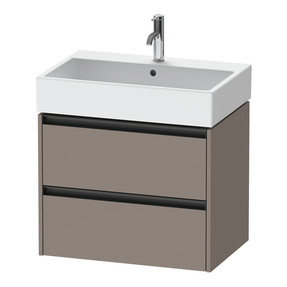Duravit Waschtischunterschrank Ketho.2 68,4x46cm, bas. ma, 2 Schub., wandhängend