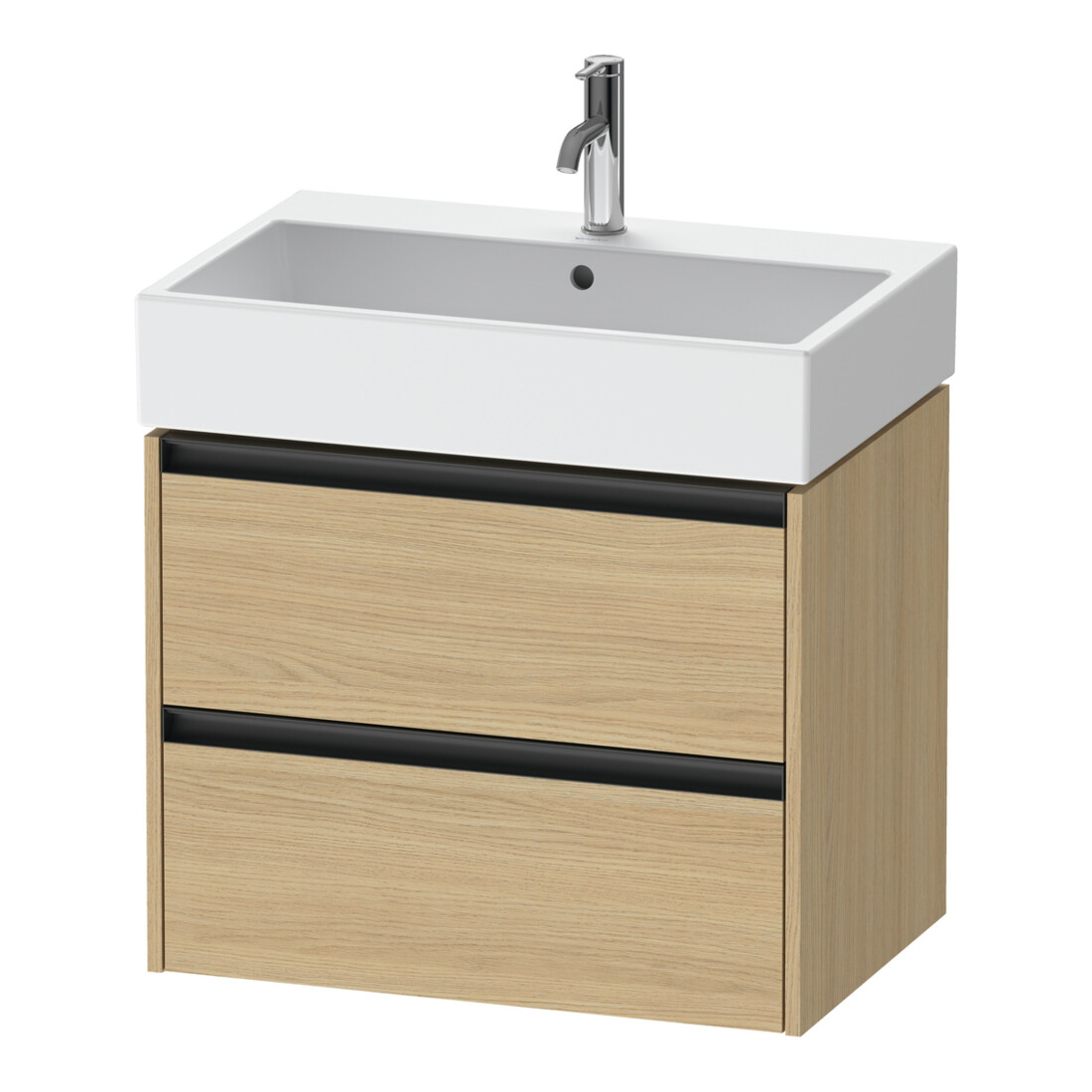 Duravit Waschtischunterschrank Ketho.2 68,4x46cm, Ei Nat, 2 Schub., wandhängend