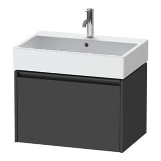 Duravit Waschtischunterschrank Ketho.2 68,4x46cm, graph ma, 1 Ausz., wandhängend