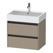 Duravit Waschtischunterschrank Ketho.2 68,4x46cm, lei, 2 Schub., wandhängend