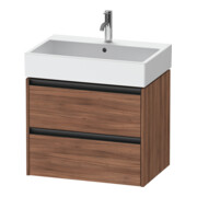 Duravit Waschtischunterschrank Ketho.2 68,4x46cm, Nussb Nat, 2 Schub., wandhängend-1