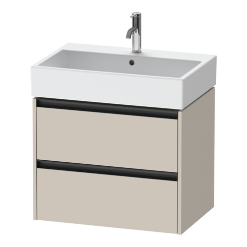 Duravit Waschtischunterschrank Ketho.2 68,4x46cm, Tau ma, 2 Schub., wandhängend