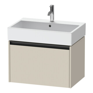 Duravit Waschtischunterschrank Ketho.2 68,4x46cm, Tau matt, 1 Ausz., wandhängend