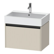 Duravit Waschtischunterschrank Ketho.2 68,4x46cm, Tau matt, 1 Ausz., wandhängend