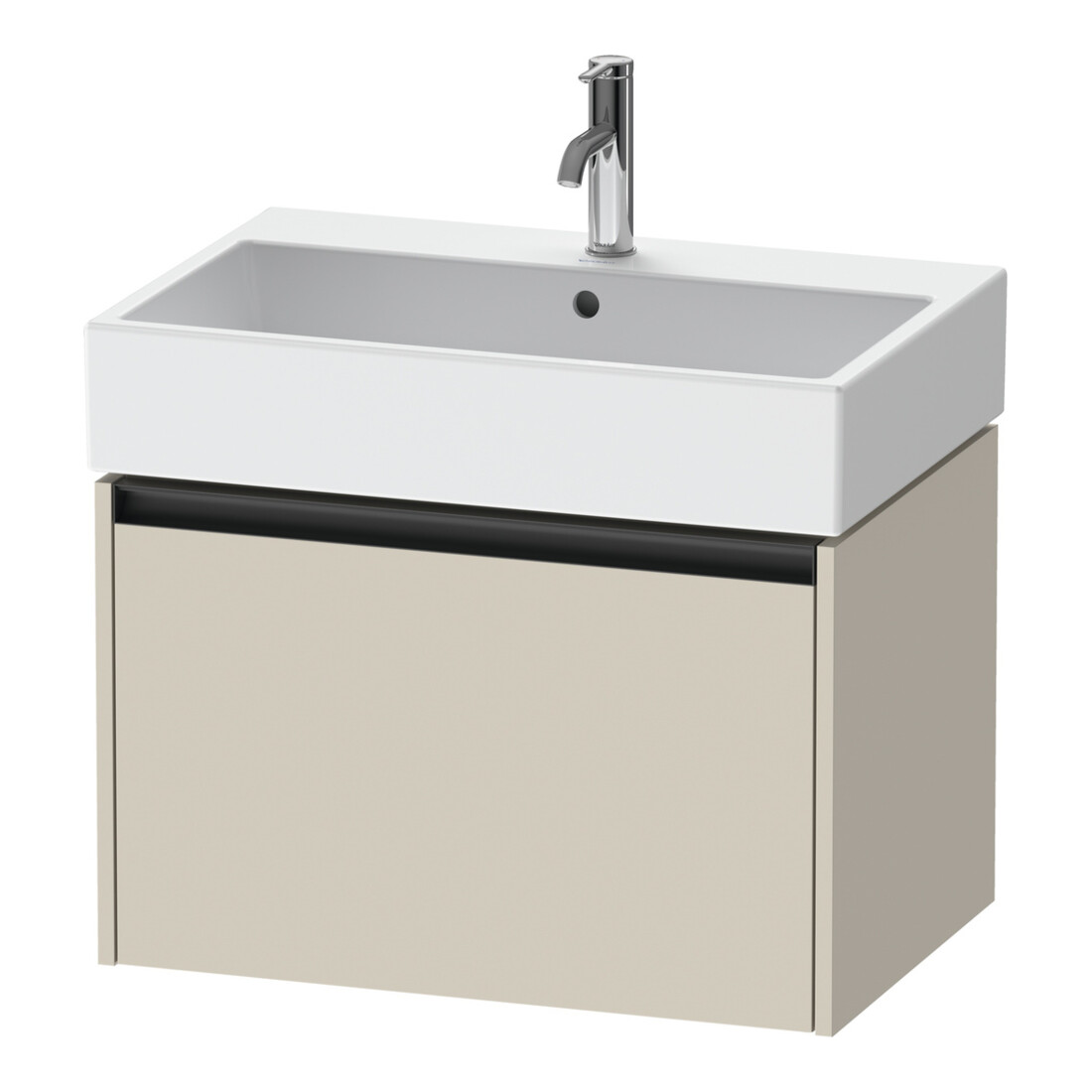 Duravit Waschtischunterschrank Ketho.2 68,4x46cm, Tau matt, 1 Ausz., wandhängend