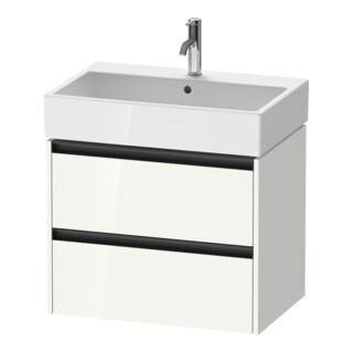 Duravit Waschtischunterschrank Ketho.2 68,4x46cm, we. hgl, 2 Schub., wandhängend