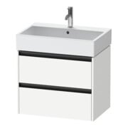 Duravit Waschtischunterschrank Ketho.2 68,4x46cm, we. ma, 2 Schub., wandhängend