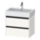 Duravit Waschtischunterschrank Ketho.2 68,4x46cm, we. matt, 2 Schub., wandhängend-1