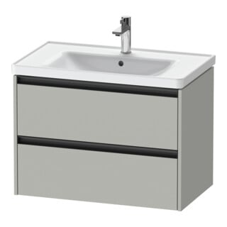 Duravit Waschtischunterschrank Ketho.2 78,4x45,5cm, betongr ma, 2 Schub., wandhängend