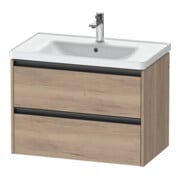 Duravit Waschtischunterschrank Ketho.2 78,4x45,5cm, Ei marm., 2 Schub., wandhängend