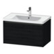 Duravit Waschtischunterschrank Ketho.2 78,4x45,5cm, Ei sw, 1 Ausz., wandhängend-1