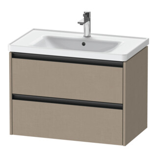 Duravit Waschtischunterschrank Ketho.2 78,4x45,5cm, lei, 2 Schub., wandhängend