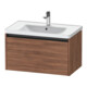 Duravit Waschtischunterschrank Ketho.2 78,4x45,5cm, Nussb Nat, 1 Ausz., wandhängend-1