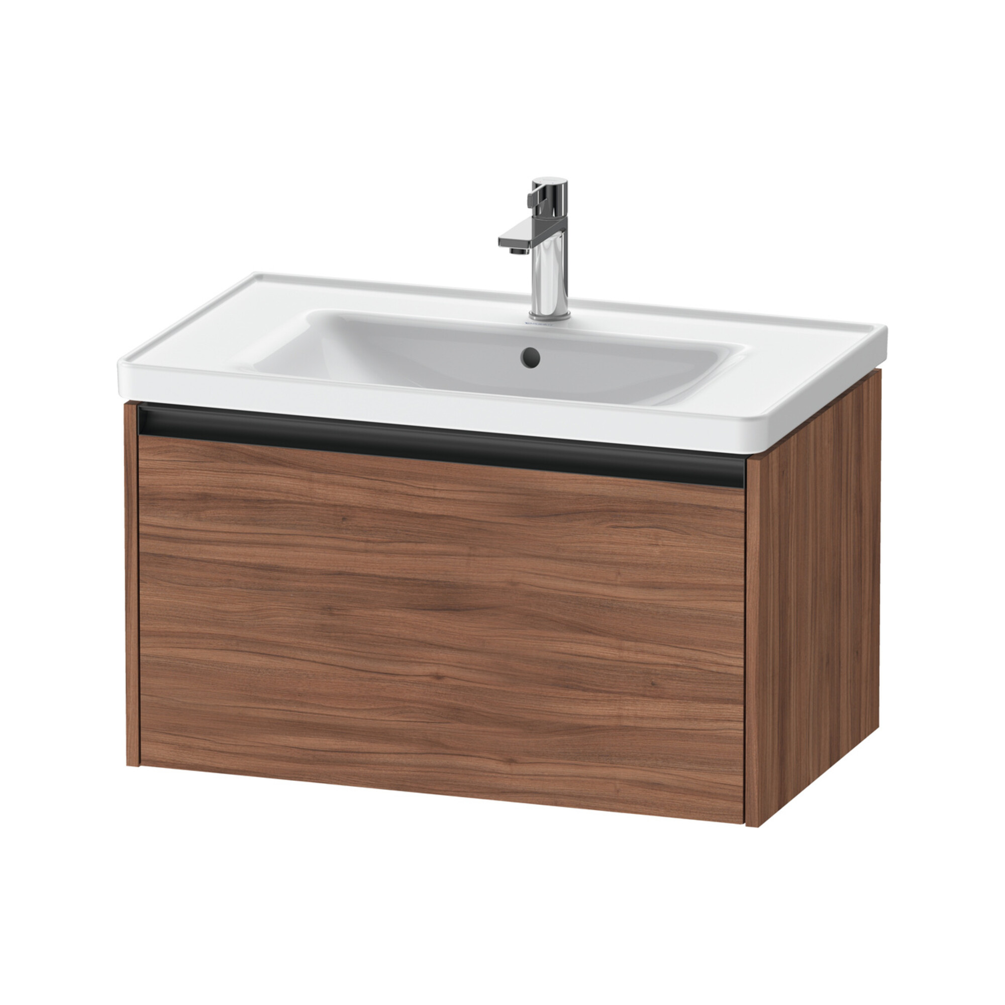 Duravit Waschtischunterschrank Ketho.2 78,4x45,5cm, Nussb Nat, 1 Ausz., wandhängend