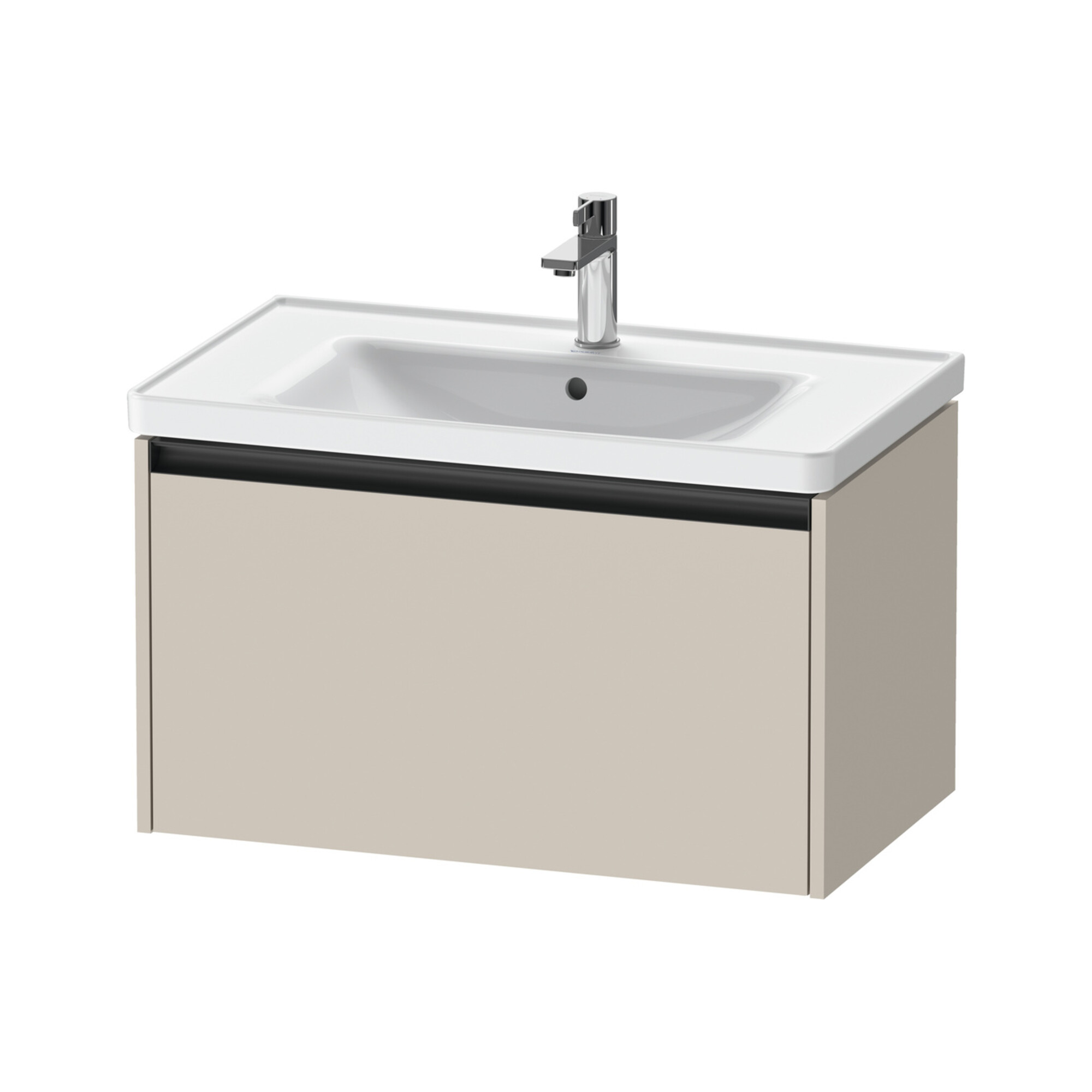 Duravit Waschtischunterschrank Ketho.2 78,4x45,5cm, Tau ma, 1 Ausz., wandhängend