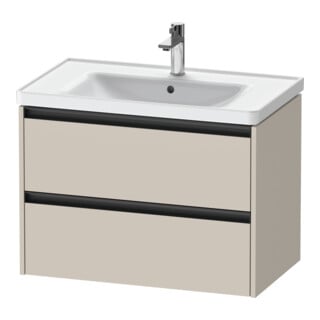 Duravit Waschtischunterschrank Ketho.2 78,4x45,5cm, Tau ma, 2 Schub., wandhängend