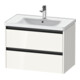 Duravit Waschtischunterschrank Ketho.2 78,4x45,5cm, we. hgl, 2 Schub., wandhängend-1