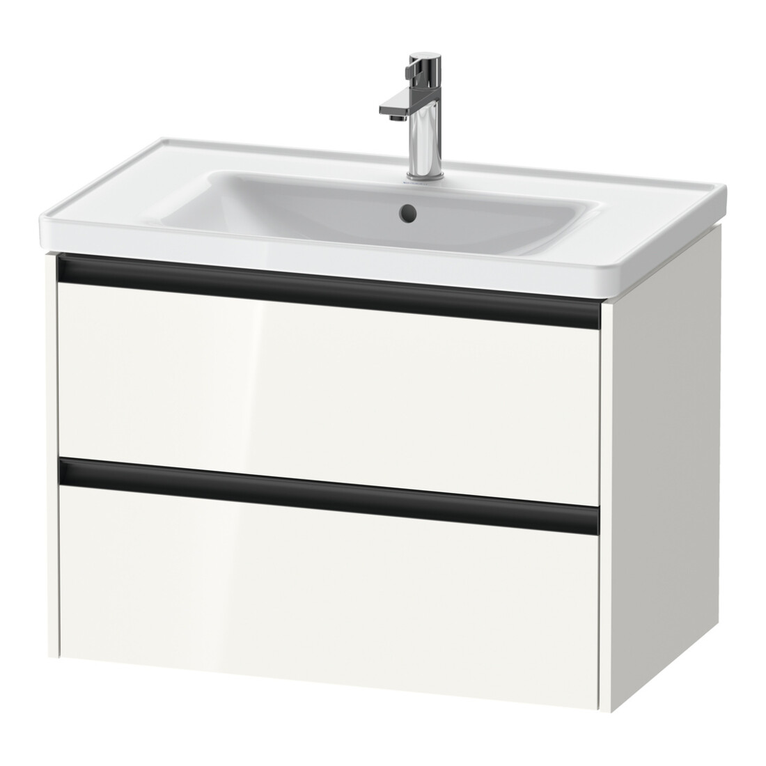 Duravit Waschtischunterschrank Ketho.2 78,4x45,5cm, we. hgl, 2 Schub., wandhängend