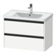 Duravit Waschtischunterschrank Ketho.2 78,4x45,5cm, we. ma, 2 Schub., wandhängend-1