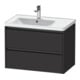Duravit Waschtischunterschrank Ketho.2 78,4x45,5x54,9cm, f WT m B L, graph matt-1