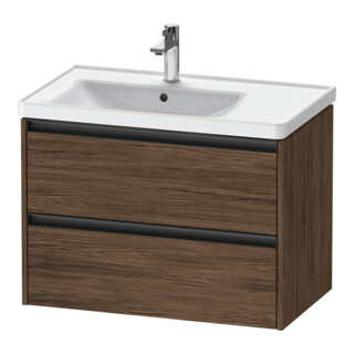 Duravit Waschtischunterschrank Ketho.2 78,4x45,5x54,9cm, f WT m B L, Nussb dkl.