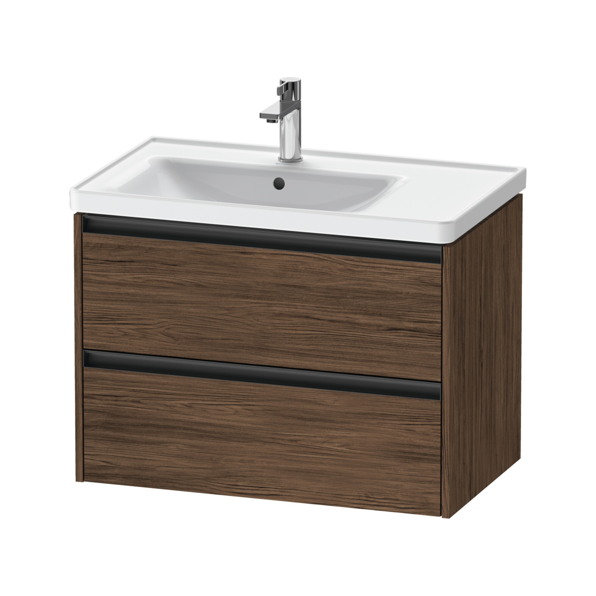 Duravit Waschtischunterschrank Ketho.2 78,4x45,5x54,9cm, f WT m B L, Nussb dkl.