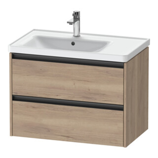 Duravit Waschtischunterschrank Ketho.2 78,4x45,5x54,9cm, f WT m B li, Ei marm.