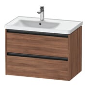 Duravit Waschtischunterschrank Ketho.2 78,4x45,5x54,9cm, f WT m B li, Nussb Nat