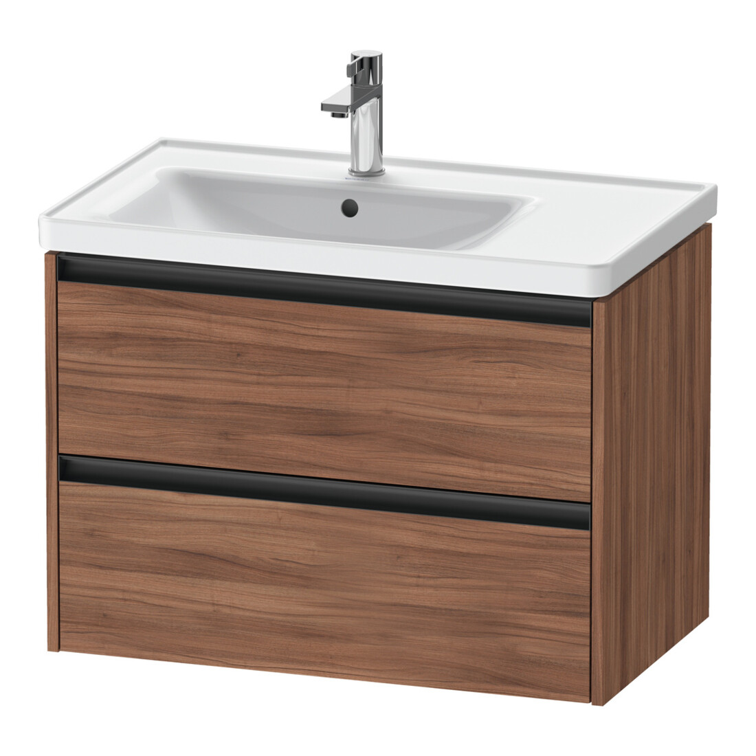 Duravit Waschtischunterschrank Ketho.2 78,4x45,5x54,9cm, f WT m B li, Nussb Nat