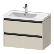 Duravit Waschtischunterschrank Ketho.2 78,4x45,5x54,9cm, f WT m B li, Tau matt