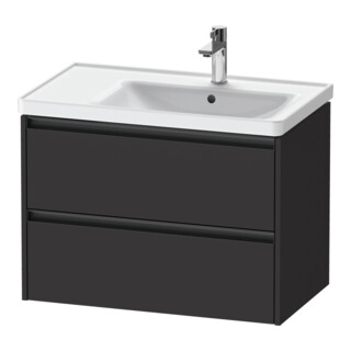 Duravit Waschtischunterschrank Ketho.2 78,4x45,5x54,9cm, f WT m B R, graph matt