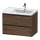 Duravit Waschtischunterschrank Ketho.2 78,4x45,5x54,9cm, f WT m B R, Nussb dkl.
