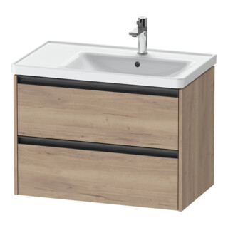 Duravit Waschtischunterschrank Ketho.2 78,4x45,5x54,9cm, f WT m B re, Ei marm.