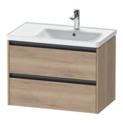 Duravit Waschtischunterschrank Ketho.2 78,4x45,5x54,9cm, f WT m B re, Ei marm.
