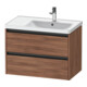 Duravit Waschtischunterschrank Ketho.2 78,4x45,5x54,9cm, f WT m B re, Nussb Nat-1