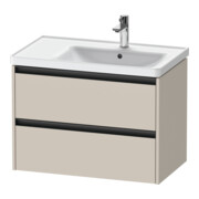 Duravit Waschtischunterschrank Ketho.2 78,4x45,5x54,9cm, f WT m B re, Tau ma-1
