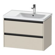 Duravit Waschtischunterschrank Ketho.2 78,4x45,5x54,9cm, f WT m B re, Tau matt