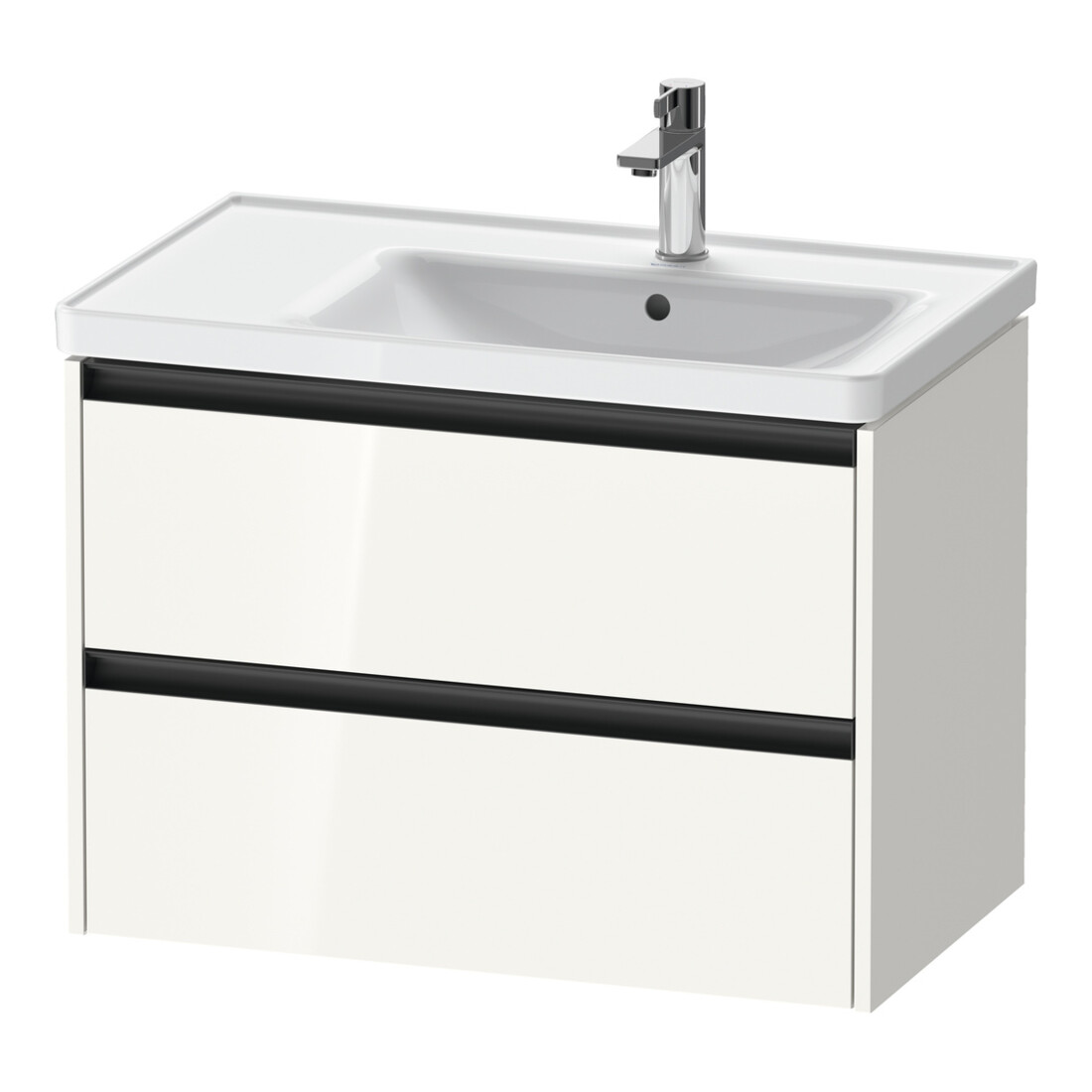 Duravit Waschtischunterschrank Ketho.2 78,4x45,5x54,9cm, f WT m B re, we. hgl