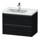 Duravit Waschtischunterschrank Ketho.2 78,4x45,5x54,9cm, f WT m Beck. li, Ei sw-1