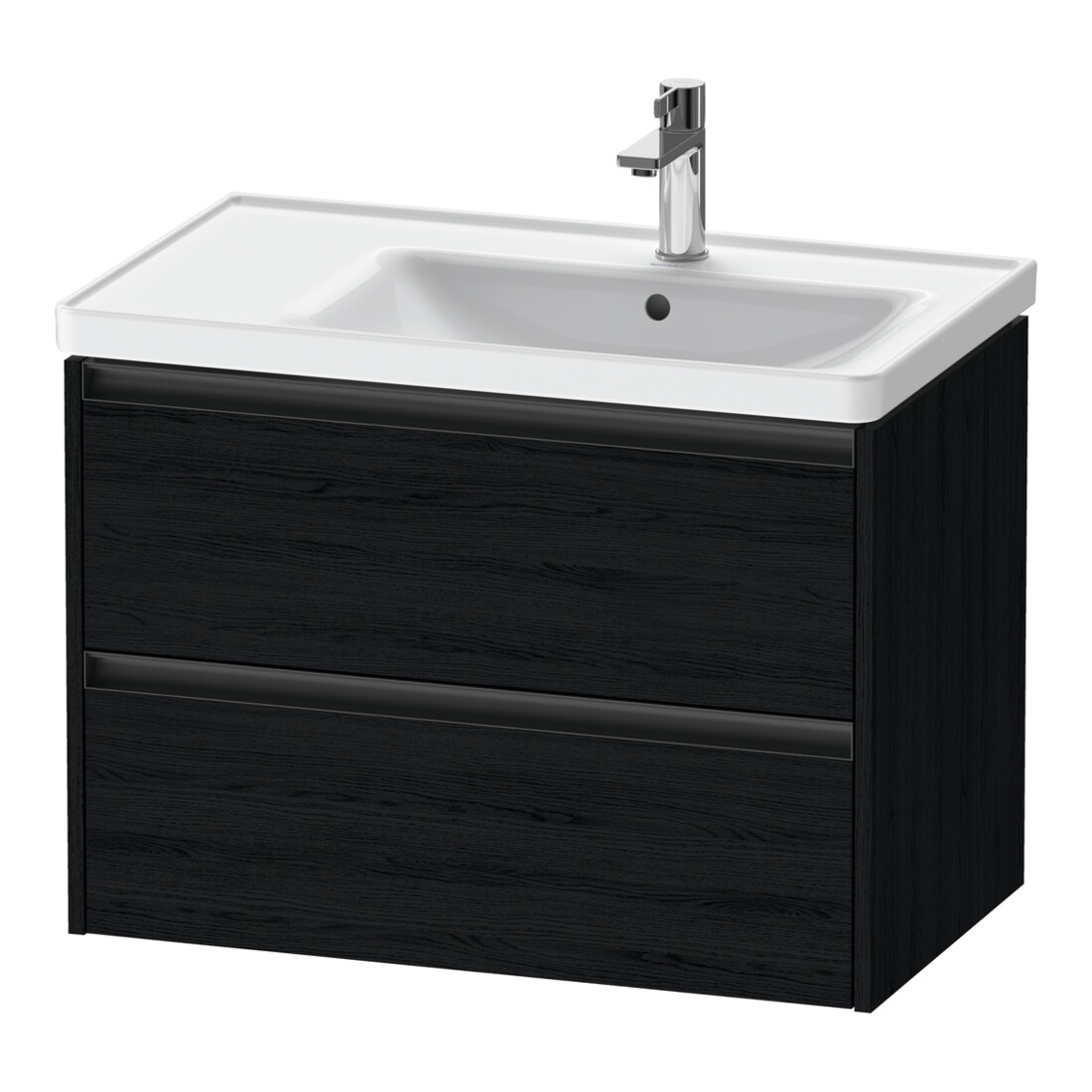 Duravit Waschtischunterschrank Ketho.2 78,4x45,5x54,9cm, f WT m Beck. re, Ei sw