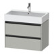 Duravit Waschtischunterschrank Ketho.2 78,4x46cm, betongr ma, 2 Schub., wandhängend-1