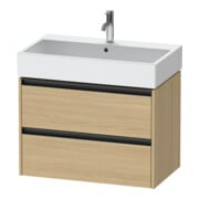 Duravit Waschtischunterschrank Ketho.2 78,4x46cm, Ei Nat, 2 Schub., wandhängend
