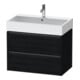 Duravit Waschtischunterschrank Ketho.2 78,4x46cm, Ei sw, 2 Schub., wandhängend-1
