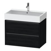 Duravit Waschtischunterschrank Ketho.2 78,4x46cm, Ei sw, 2 Schub., wandhängend