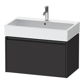 Duravit Waschtischunterschrank Ketho.2 78,4x46cm, graph matt, 1 Ausz., wandhängend