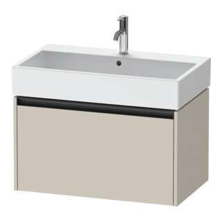 Duravit Waschtischunterschrank Ketho.2 78,4x46cm, Tau ma, 1 Auszug, wandhängend