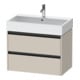 Duravit Waschtischunterschrank Ketho.2 78,4x46cm, Tau ma, 2 Schub., wandhängend-1
