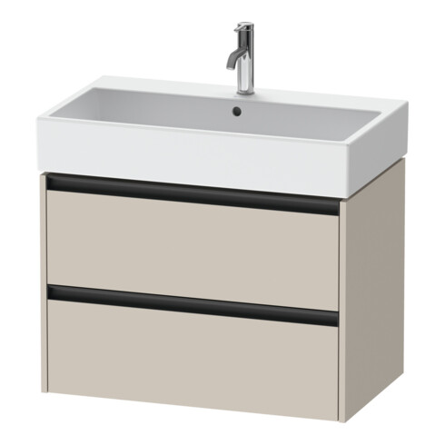 Duravit Waschtischunterschrank Ketho.2 78,4x46cm, Tau ma, 2 Schub., wandhängend
